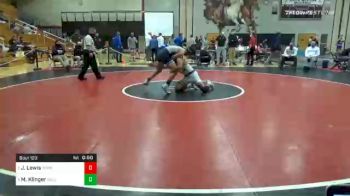 172 lbs Consolation - Jamal Lewis, York Suburban vs Michael Klinger, Dallastown