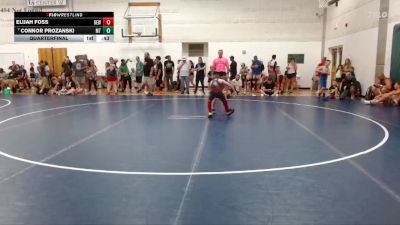 63-69 lbs Quarterfinal - Connor Prozanski, Milan Tribe vs Elijah Foss, Gladiator Elite WC