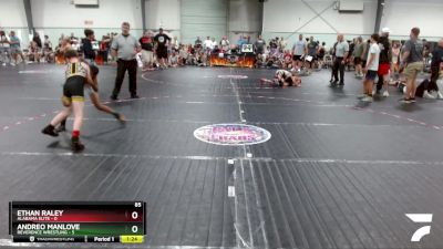 85 lbs Semis (4 Team) - Ethan Raley, Alabama Elite vs Andreo Manlove, Reverence Wrestling