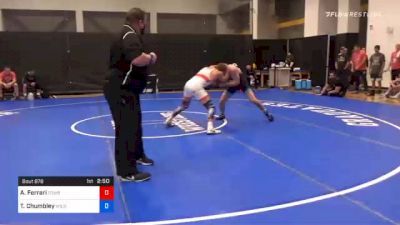 70 kg Prelims - Anthony Ferrari, Cowboy Wrestling Club vs Trevor Chumbley, Wildcat Wrestling Club