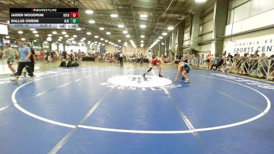 126 lbs Rr Rnd 3 - Jaiden Woodrum, 10th Planet Black vs Dallas Owens, Alien Spaceship