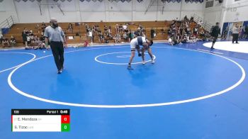 106 lbs Cons. Round 6 - Eli Mendoza, Gilroy Hawks vs Santos Tizoc, The Snake Pit