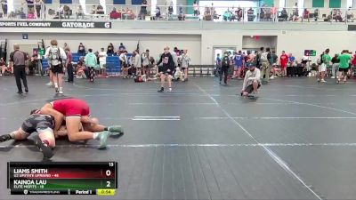 160 lbs Quarterfinals (8 Team) - Liams Smith, U2 Upstate Uprising vs Kainoa Lau, Elite Misfits