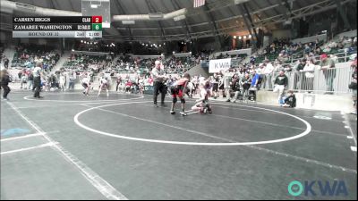80 lbs Consi Of 16 #2 - Ellise Dickson, Owasso Takedown Club vs Oliver Irvin, Woodward Youth Wrestling