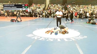 105-M lbs 2nd Place - Landon Bartee, Power Half Wrestling Academy vs Emmanuel Segura, The Outsiders Wrestling Club