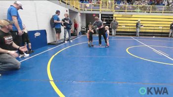 45 lbs Consi Of 16 #2 - Case Thomason, Team Guthrie Wrestling vs Jordyn Holmes, Cowboy Wrestling Club