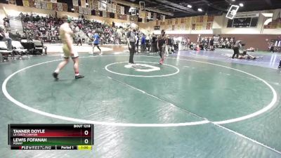 165 lbs Cons. Semi - Lewis Fofanah, Poway vs Tanner Doyle, La Costa Canyon