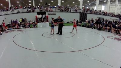 95 lbs Lillian McHam, Texas Blue vs Olivia Munson, California