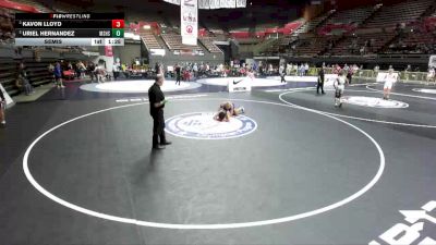 150 lbs Semis - Kavon Lloyd vs Uriel Hernandez, Madera South High School Wrestling