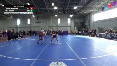 133 lbs Quarterfinal - Noah Moltzan, Wisconsin-La Crosse vs Eli Sneed, Cornell College