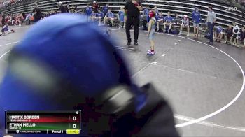 50 lbs Finals (8 Team) - Mattix Borden, Team Oregon vs Ethan Mello, Idaho