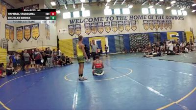 138 lbs Round 3 (8 Team) - Douglas Dowda, Oviedo WC vs Raphael Taquechel, Claw WC