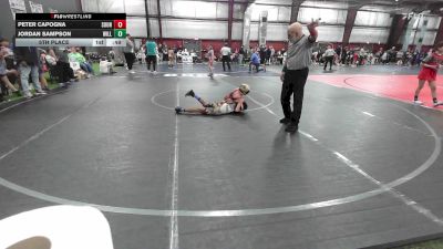 5th Place - Peter Capogna, Sound Beach vs Jordan Sampson, Williamstown