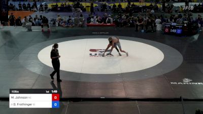 113 lbs Cons 32 #2 - Mac Johnson, NC vs Dylan Frothinger, ID