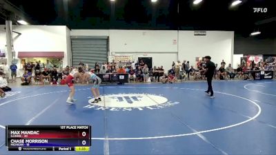 114 lbs Placement Matches (16 Team) - Max Mandac, Illinois vs Chase Morrison, Michigan