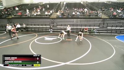 116 lbs Champ. Round 1 - Addison Hoover, Union vs Hawk Grow, Mountain View