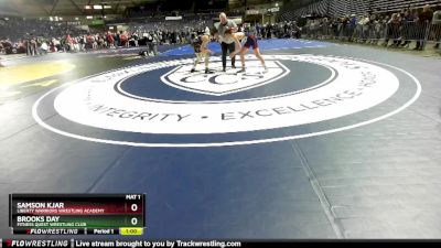 157 lbs 3rd Place Match - Samson Kjar, Liberty Warriors Wrestling Academy vs Brooks Day, Fitness Quest Wrestling Club