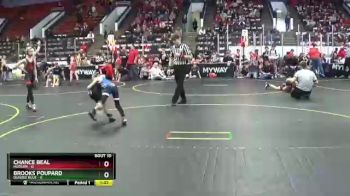 49 lbs Finals (8 Team) - Brooks Poupard, Dundee Blue vs Chance Beal, Hudson