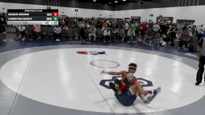 112 lbs Round 2 (6 Team) - Mason Brown, Untouchables vs Christian Bushy, Beast Mode