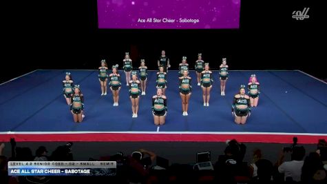 Ace All Star Cheer - Sabotage [2026 L4.2 Senior Coed - D2 - Small Semis] 2026 The D2 Summit