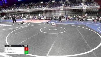 109 lbs Round Of 16 - Kael Overton, Athlos Wrestling vs Coy Childers, Western Nebraska Elite