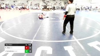 106 lbs Rr Rnd 1 - Xavier Diaz, Escape The Rock vs Rowen Humphrey, Buffalo Valley Blue