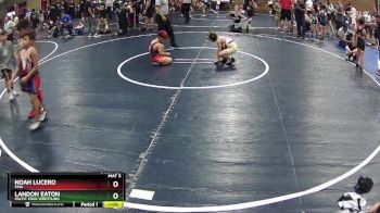 70 lbs Quarterfinal - Noah Lucero, PMA vs Landon Eaton, Pacfic Edge Wrestling
