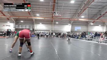 155 lbs Cons. Round 3 - Koren Stevens, Clay High School vs Olivia Haywood, Flossmoor (Homewood-F.)
