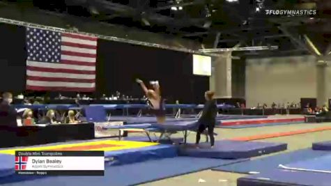 Dylan Bealey - Double Mini Trampoline, Aspire Gymnastics - 2021 USA Gymnastics Championships