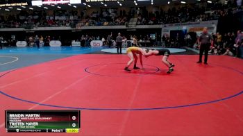 152 lbs Semifinal - Tristen Mayer, Colony High School vs Braidin Martin, Student Wrestling Development Program