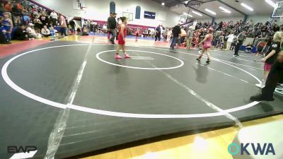 83 lbs Rr Rnd 1 - Bryar Burch, Team Tulsa Wrestling Club vs Saylor West, Fort Gibson Youth Wrestling