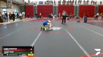 160 lbs Champ. Round 1 - Mario Page, Liberty vs Luke Augustus, Newberg