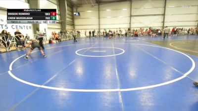 96 lbs Round 1 (9am Friday) - Crew Musselman, PA USA vs Brison Romero, Team Cormier