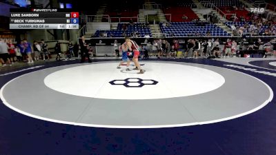 138 lbs Champ. Rd Of 64 - Luke Sanborn, MN vs Beck Yurkunas, MI