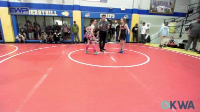 100 lbs Round Of 16 - Joslynn White, Skiatook Youth Wrestling vs Abigail LeGrand, Sperry Wrestling Club