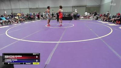 285 lbs Round 4 (6 Team) - Sebastian Rivera, North Carolina vs Corbin Puga, Kansas Red