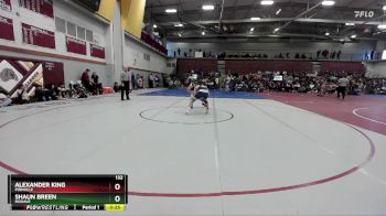 132 lbs Cons. Round 2 - Alexander King, Pinnacle vs Shaun Breen, Mohave