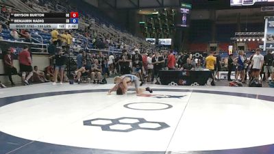 144 lbs Cons. Rd Of 32 - Bryson Burton, Oklahoma vs Benjamin Nadig, South Dakota