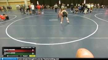 117 lbs Semifinal - Rosco Lewis, OK vs Ryan Moore, OH