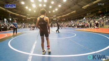 61 lbs Quarterfinal - Ivan Russell, Eufaula Ironheads Wrestling Club vs Woodrow Carroll, Cushing Tigers