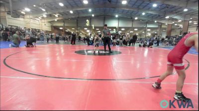 52 lbs Semifinal - Blayne Hines, Comanche Takedown Club vs Weston Kellett, Pocola Youth Wrestling