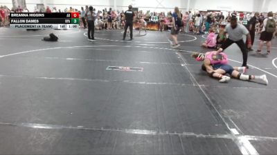 110 lbs Placement (4 Team) - Breanna Higgins, AR-15 vs Fallon Dames, RPA