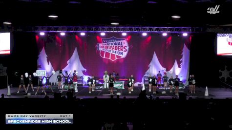 Breckenridge High School [2025 Game Day Varsity Day 1] 2025 NCA State of Texas Regional