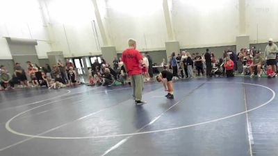 80 lbs Quarterfinal - Maddox Lowry, Salt Flats Wrestling Club vs Lyncoln Morris, Midway Wrestling Clug