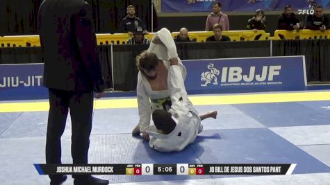 Jo Bill De Jesus Dos Santos Pant vs Joshua Michael Murdock 2026 Pan Jiu Jitsu IBJJF Championship