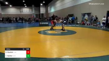 145 lbs Quarterfinal - David Byelick, Florida vs Trevor Kantor, Level Up Wrestling Center