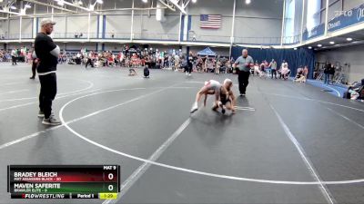 72 lbs Round 3 (6 Team) - Bradey Bleich, Mat Assassins Black vs Maven Saferite, Brawler Elite