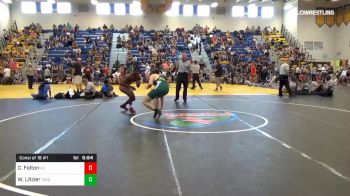 160 lbs Consi Of 16 #1 - Curtis Felton, Lake Gibson vs Will Litzler, Venice