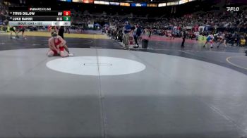 157 lbs Cons. Round 5 - Luke Baker, Nyssa vs Titus Dillow, American Falls
