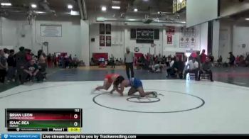 132 lbs 3rd Place Match - Brian Leon, Eleanor Roosevelt vs Isaac Rea, Norco